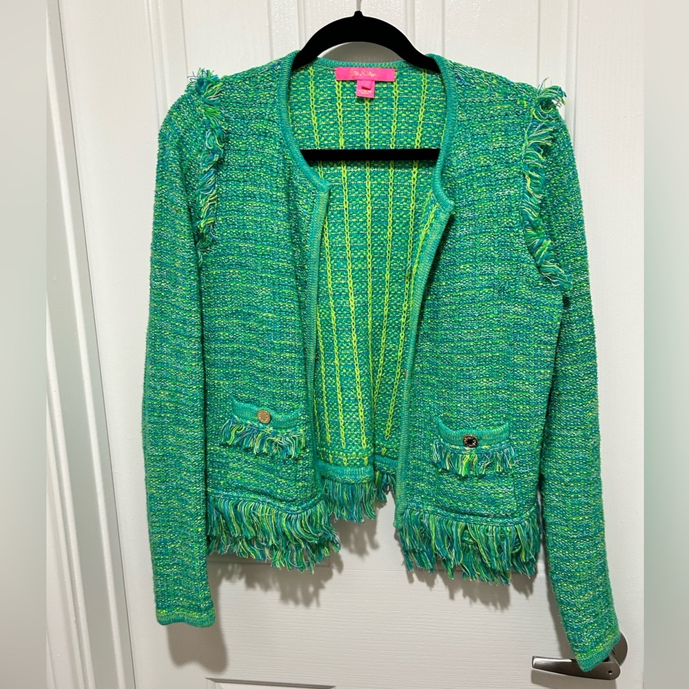 Lilly Pulitzer Simora Jacket - Small - Green